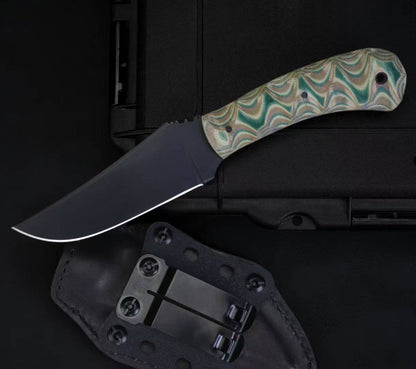 Tactical 80CrV2 Carbon Steel Hunting Knife Fixed Blade Military Survival Bushcraft - AK-HT0993