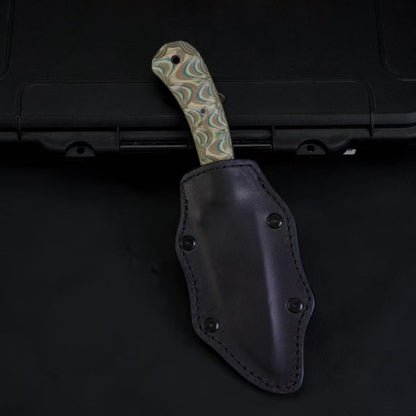 Tactical 80CrV2 Carbon Steel Hunting Knife Fixed Blade Military Survival Bushcraft - AK-HT0993