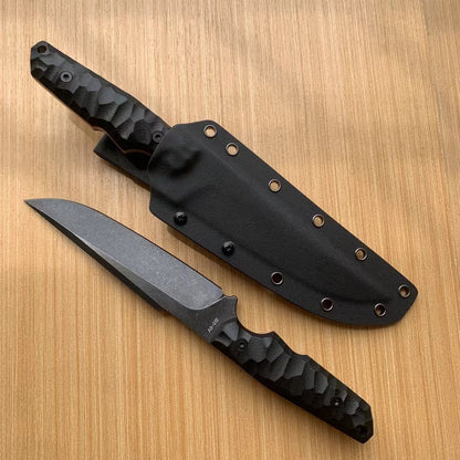 Tactical A8 Steel Hunting Knife Fixed Blade Military Survival Bushcraft Kydex- AK-HT0948