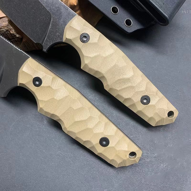 Tactical A8 Steel Hunting Knife Fixed Blade Military Survival Bushcraft Kydex- AK-HT0949