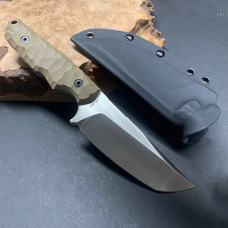 Tactical A8 Steel Hunting Knife Fixed Blade Military Survival Bushcraft Kydex- AK-HT0949