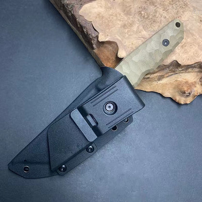 Tactical A8 Steel Hunting Knife Fixed Blade Military Survival Bushcraft Kydex- AK-HT0949