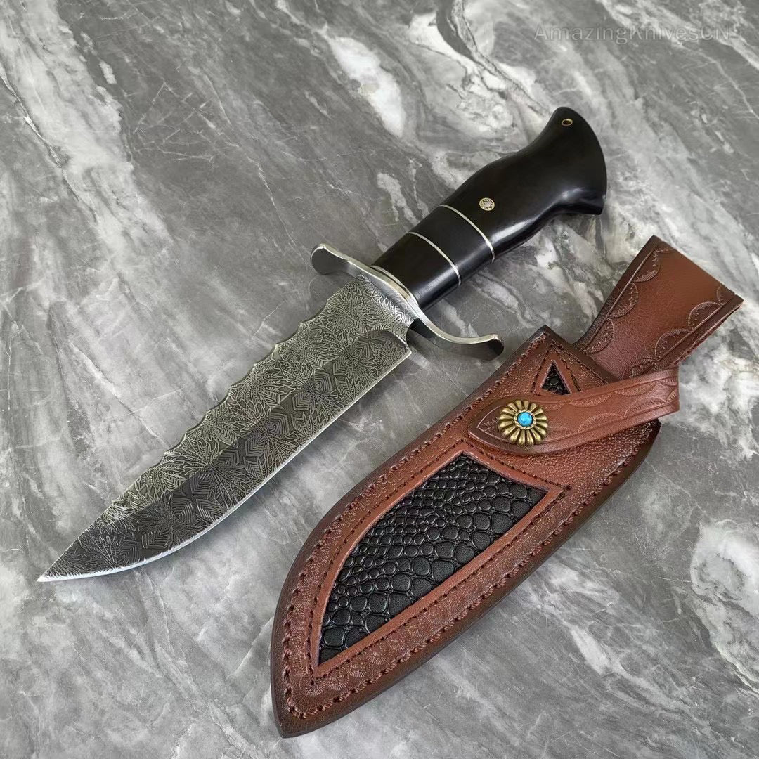 Handcrafted Hunting Knife Bowie Knives Survival Full Tang - AK-HT0952