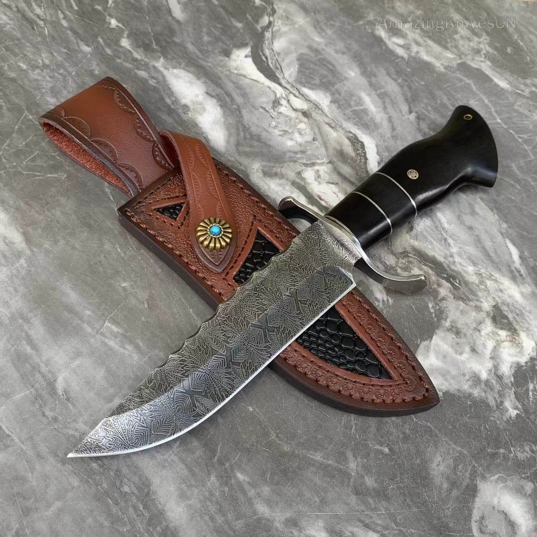 Handcrafted Hunting Knife Bowie Knives Survival Full Tang - AK-HT0952