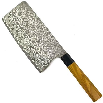 Handmade VG10 Damascus Cleaver Knife – Everyday Kitchen Essential - AK-DL1067