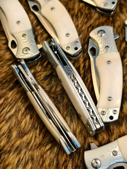 High-Nitrogen Steel Folding Knife Practical EDC Design - AK-HT1056