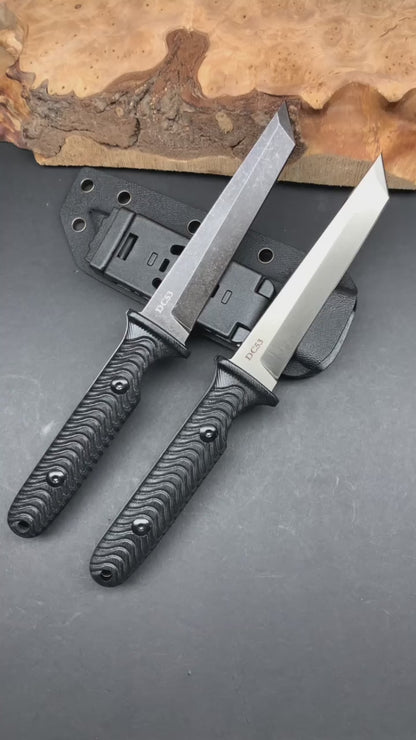 Lightweight Outdoor Tactical Fixed Blade Knife DC53 Steel Hunting Knife Full Tang Kydex - AK-HT0925