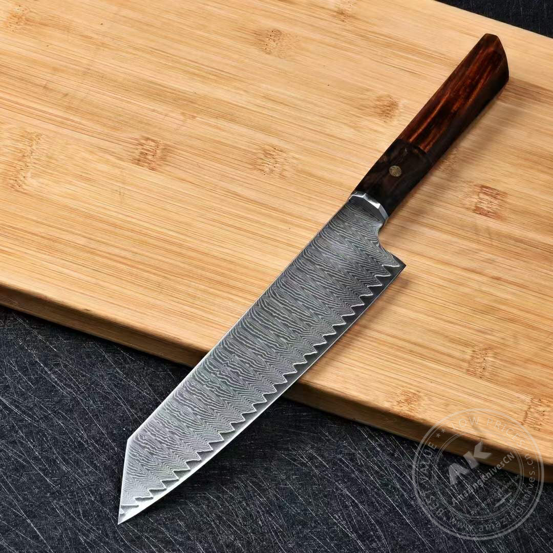 Japanese Style VG10 Damascus Steel Kiritsuke Knife - AK-DC0417