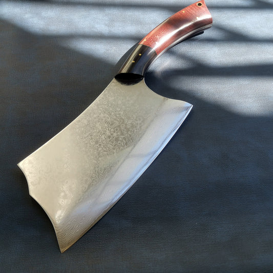 Japanese VG10 Damascus Butcher Cleaver Knife - AK-DL0356