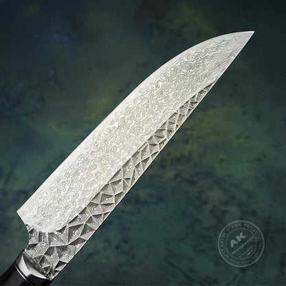 Japanese Style Chef Knife Kiritsuke Knife VG10 Damascus Steel Kitchen Gyuto - AK-DC0768