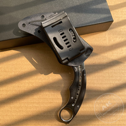 Karambit Fixed Blade Knife Mirror Light Karambits Claw Hunting Knives - AK-HT0774