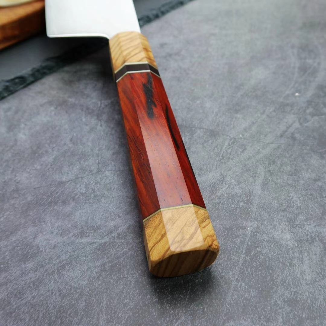 Japanese VG10 Damascus Nakiri knife Kitchen Knives Rose Pattern - AK-DV0580