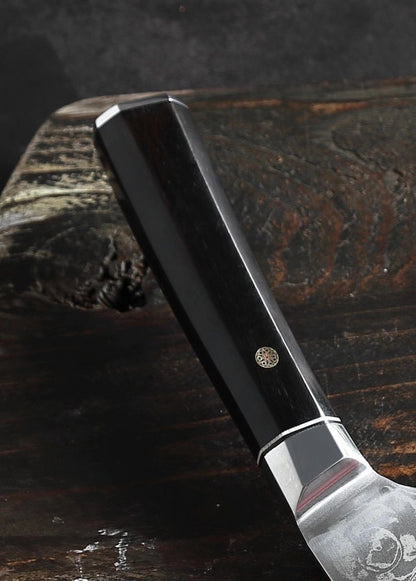 Japanese VG10 Damascus Steel Nakiri knife Kitchen Knives Ebony Wood - AK-DV0629